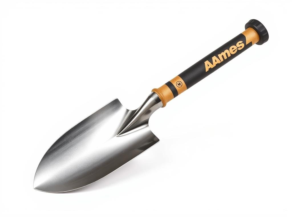 AMES Garden Shovel with all-steel construction - one of the Best Shovels on Amazon for professional use