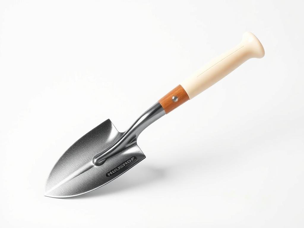 HAUSHOF Garden Shovel with fiberglass handle - ranked among the Best Shovels on Amazon for lightweight gardening